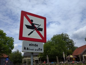 Einde kanoroute :(